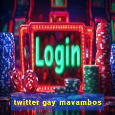 twitter gay mavambos