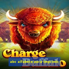 abc alfabeto para imprimir