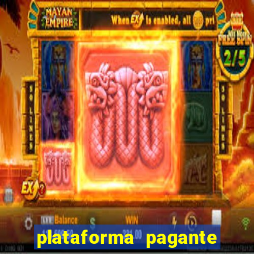 plataforma pagante fortune tiger