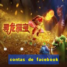 contas de facebook abandonadas com senha e email