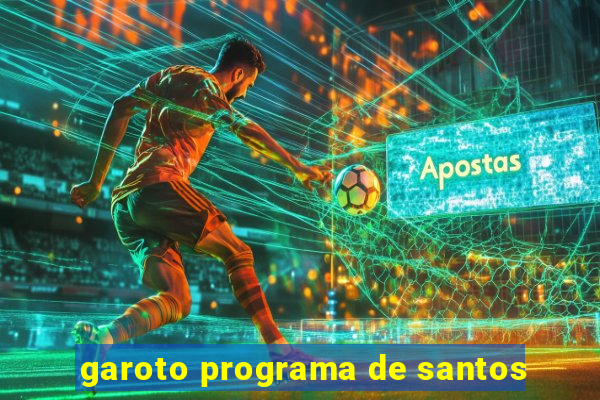 garoto programa de santos