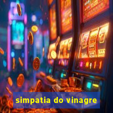 simpatia do vinagre