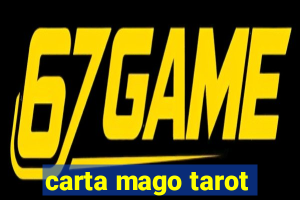 carta mago tarot